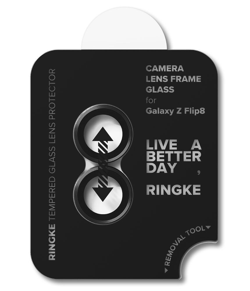 Ringke kameraskydd, 2-pack för Samsung Galaxy Z Flip 8 – Svart, bild 4