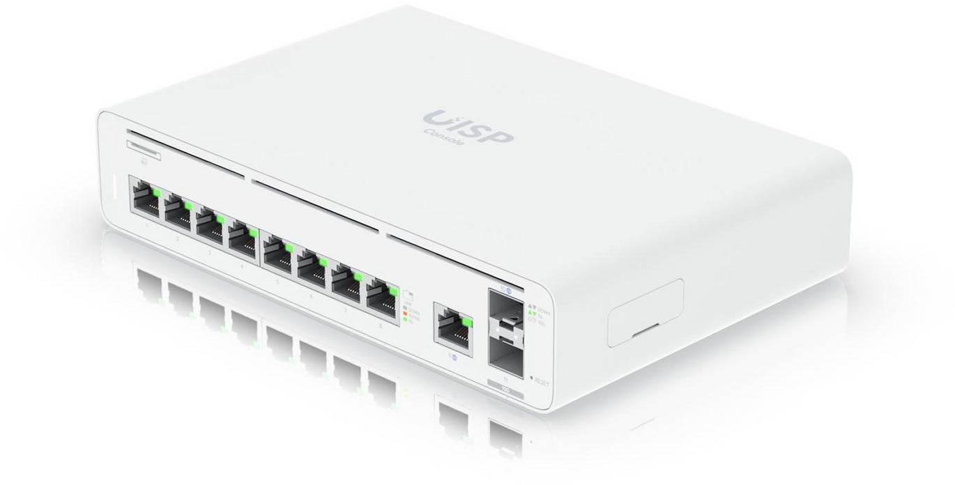 Ubiquiti Networks UISP Console, 9x1GbE LAN, 2x10GbE SFP+, rackmonterbar 1U, bild 3