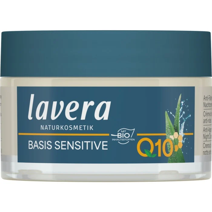 Lavera Basis Sensitiv Q10 Anti-Ageing Night Cream 50 ml, bild 4