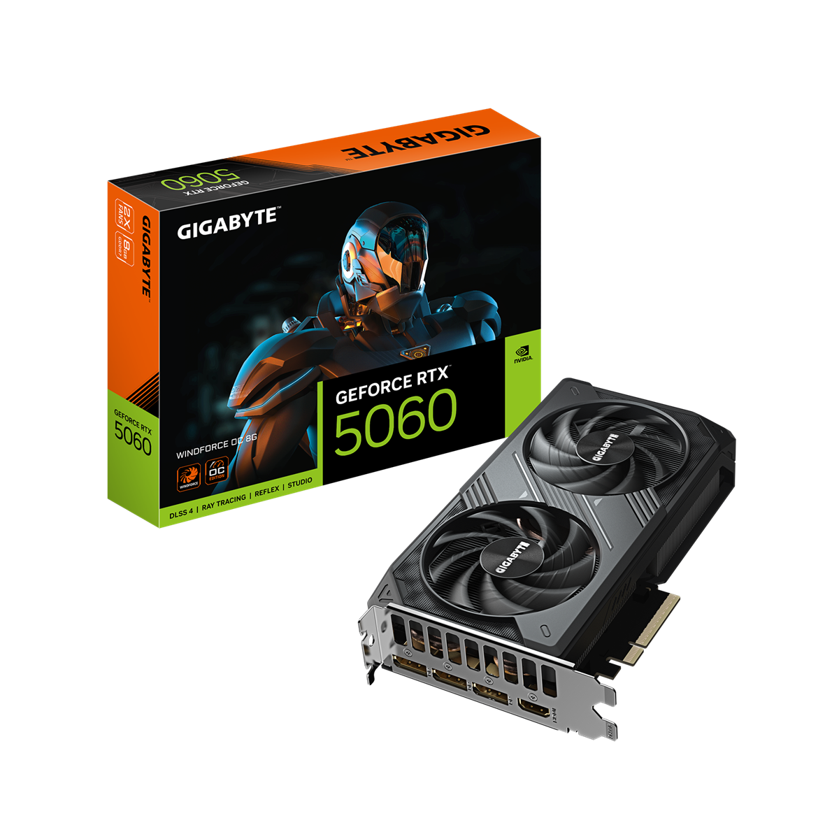 Gigabyte GeForce RTX 5060 WINDFORCE OC 8G grafikkort