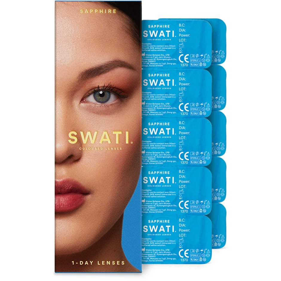 SWATI Cosmetics Coloured Lenses Sapphire 1-Day Lenses 1-Day Lenses