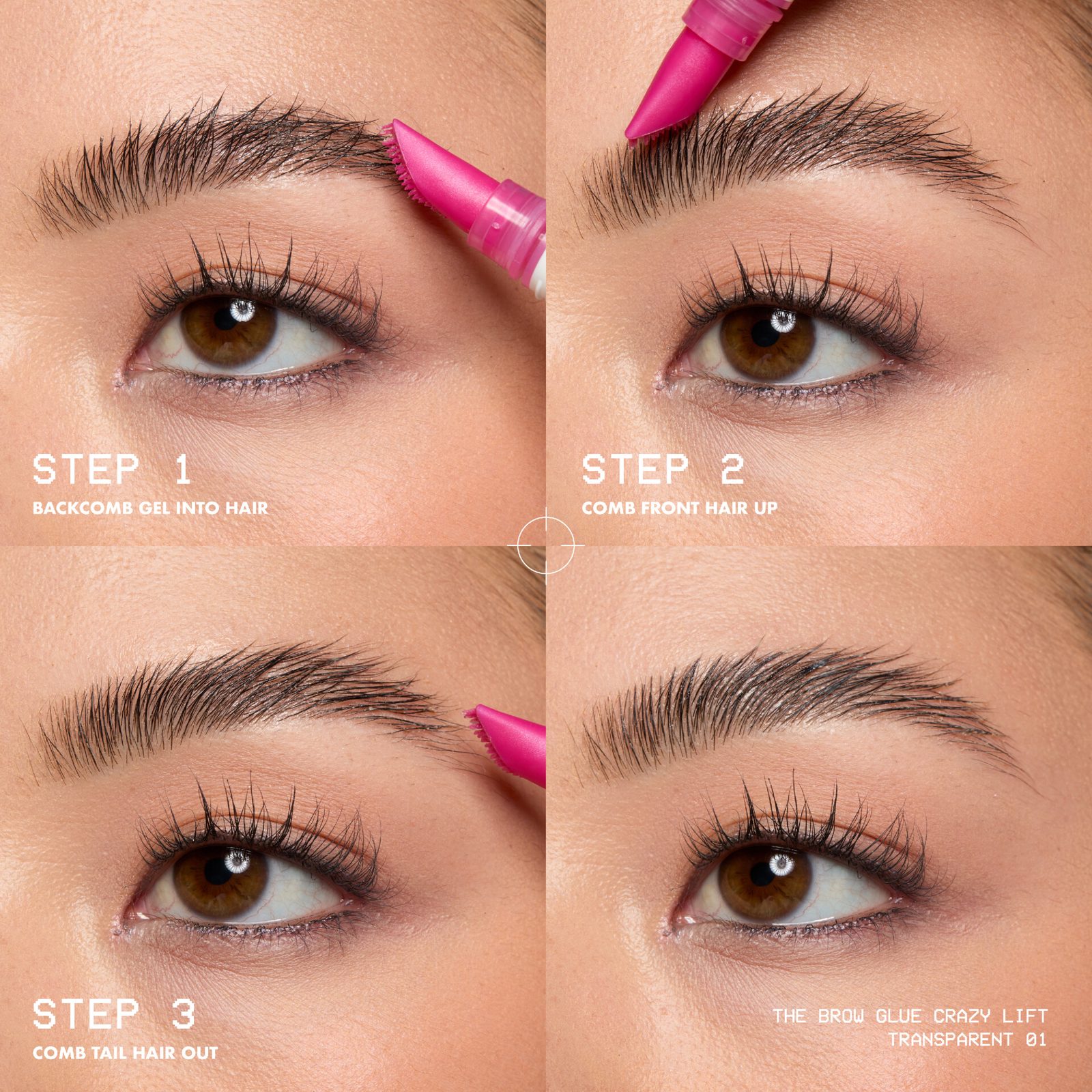 NYX PROFESSIONAL MAKEUP The Brow Glue Crazy Lift 01 Transparent Lamination Gel 01 Transparent, bild 4
