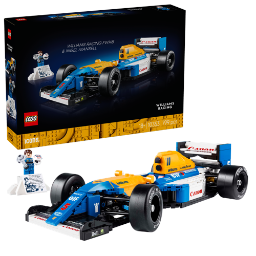 LEGO Icons Williams Racing FW14B & Nigel Mansell 10353