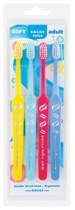 EKULF Twice Adult 4-Pack Blister