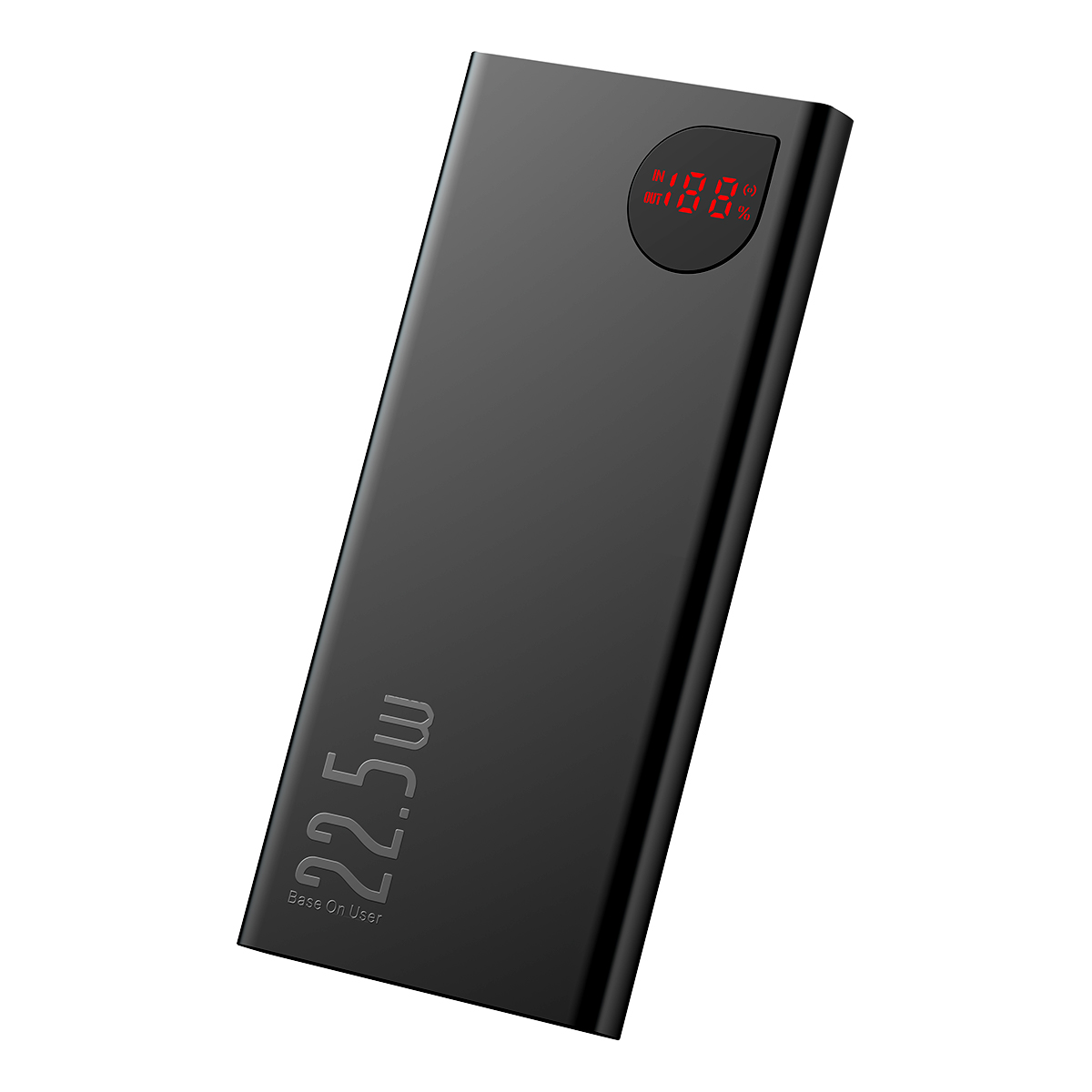 Baseus Adaman Metal Power Bank med snabbladdning 10000mAh 22.5W (Overseas Edition 2021) Svart, bild 2