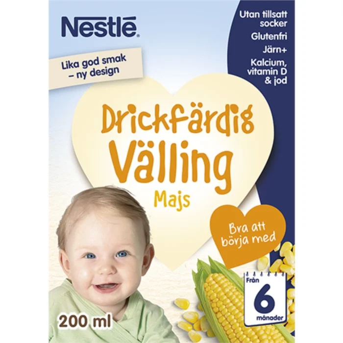 Nestlé Majsvälling Drickfärdig 200 ml