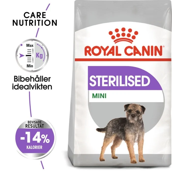 Royal Canin Sterilised Mini Adult Torrfoder för hund 8 kg