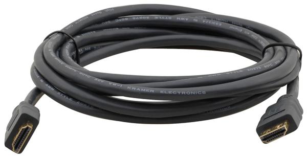 HDMI-kabel Kramer C-MHM/MHM Flexible, 4K@60Hz, 0,6 meter - Svart, bild 2