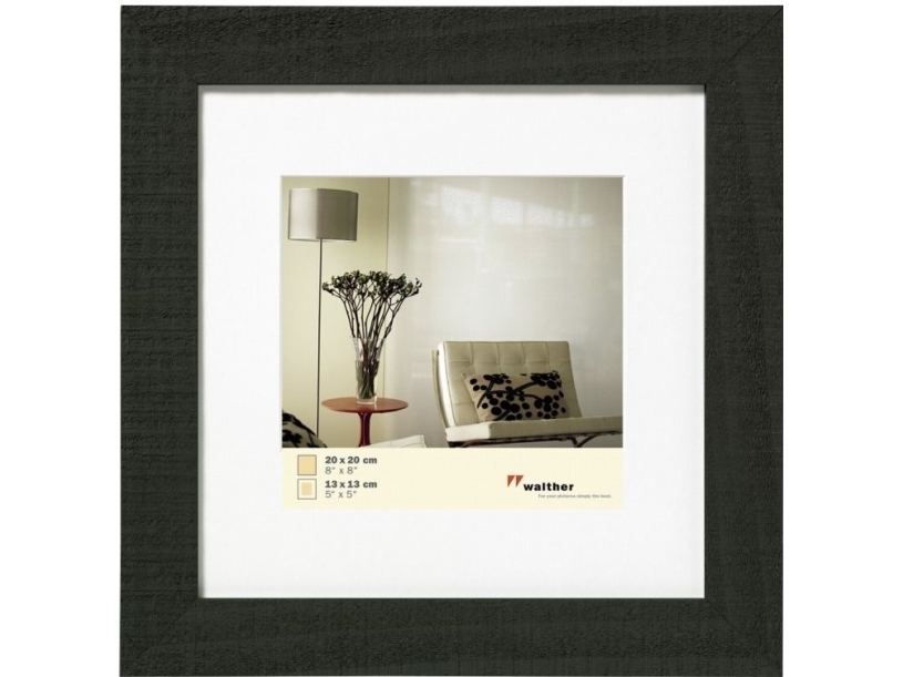 Walther Home fotoram 20x20 cm trä svart HO220B