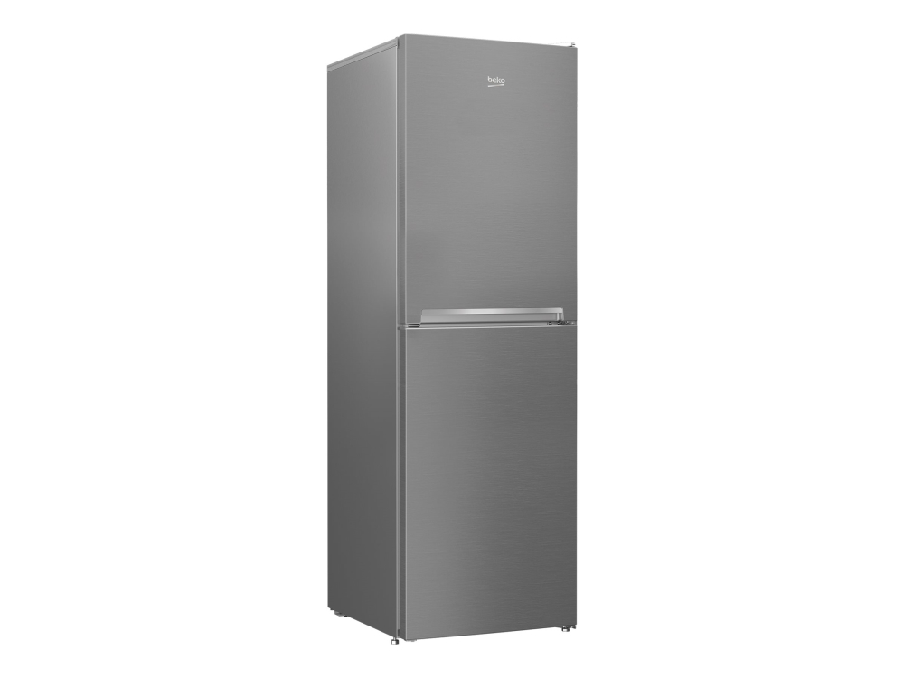 Beko RCHE390K30XPN - Kylskåp/frys - bottenfrysskåp - bredd: 59.5 cm - djup: 65.5 cm - höjd: 191 cm - 324 liter - Klass F - rostfritt stål