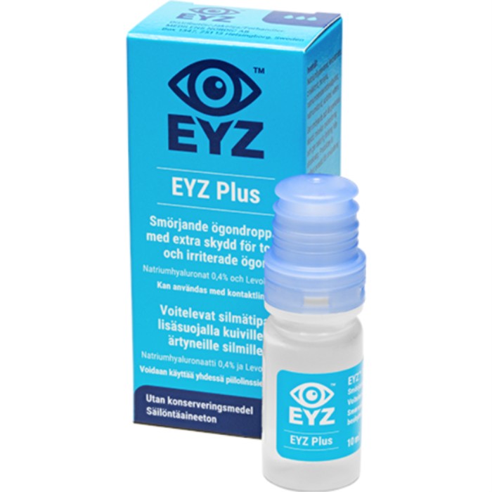 EYZ Plus ögondroppar droppflaska, 10 ml