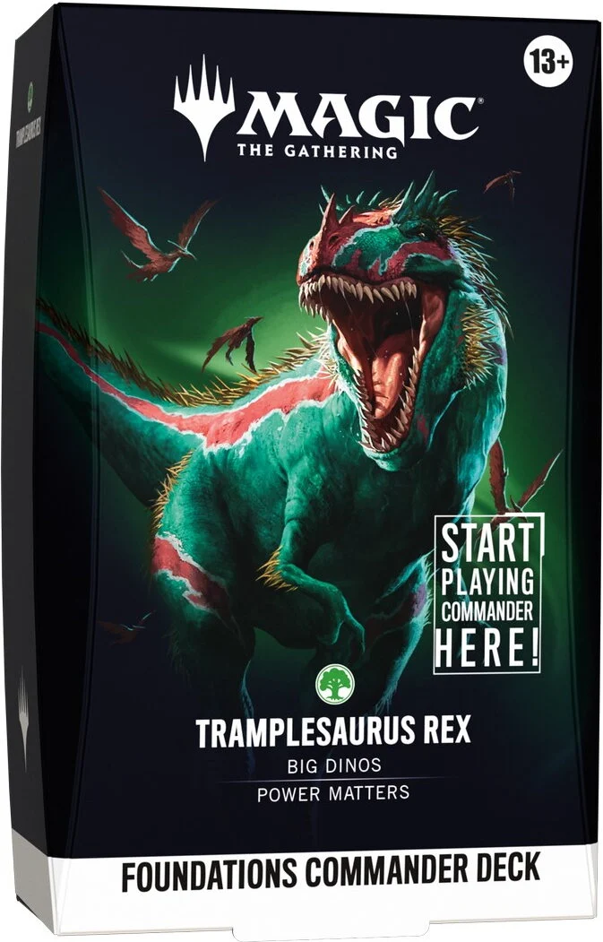 Magic the Gathering Foundations Commander Deck Tramplesaurus Rex