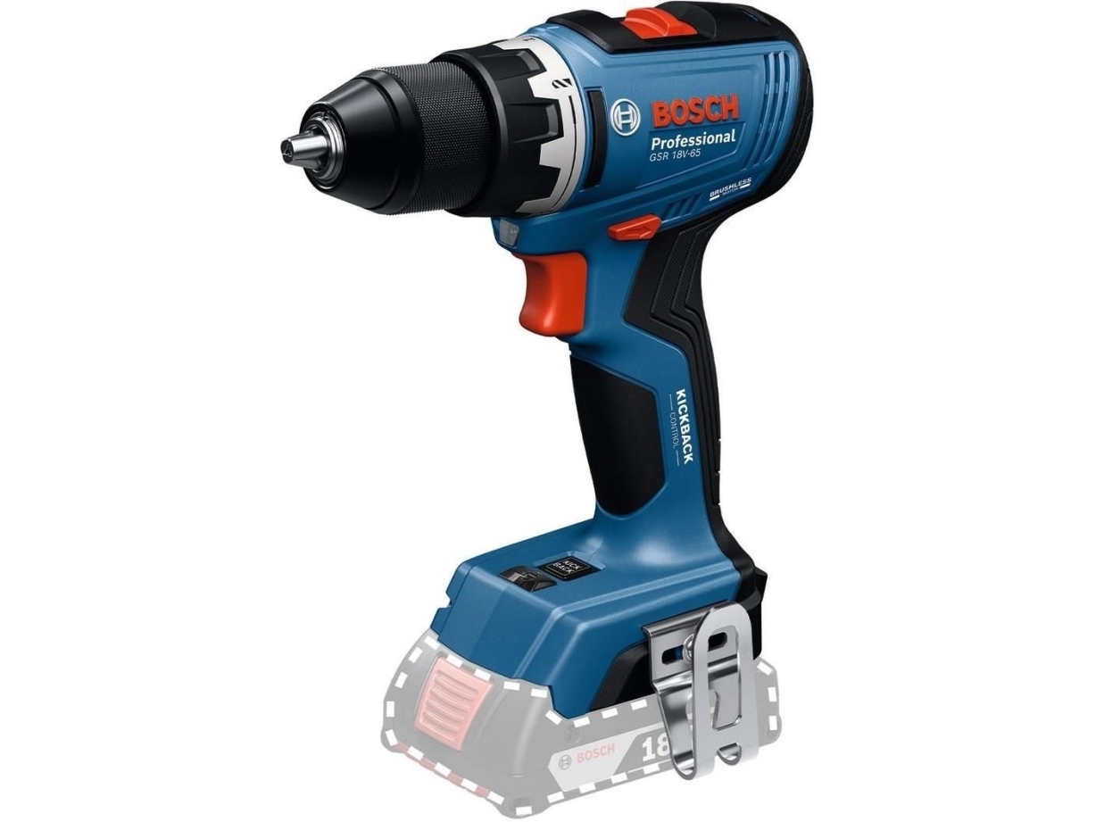 Bosch GSR 18V-65 borrskruvdragare 18 V 63 Nm, utan batteri och laddare - SOLO