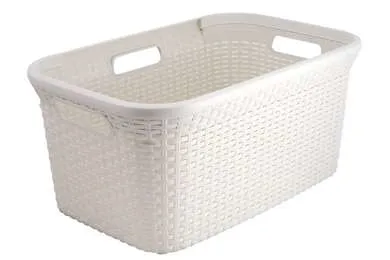 Curver Style 3253920708007, 45 l, Rektangulär, Rotting, Vit, 592 mm, 380 mm