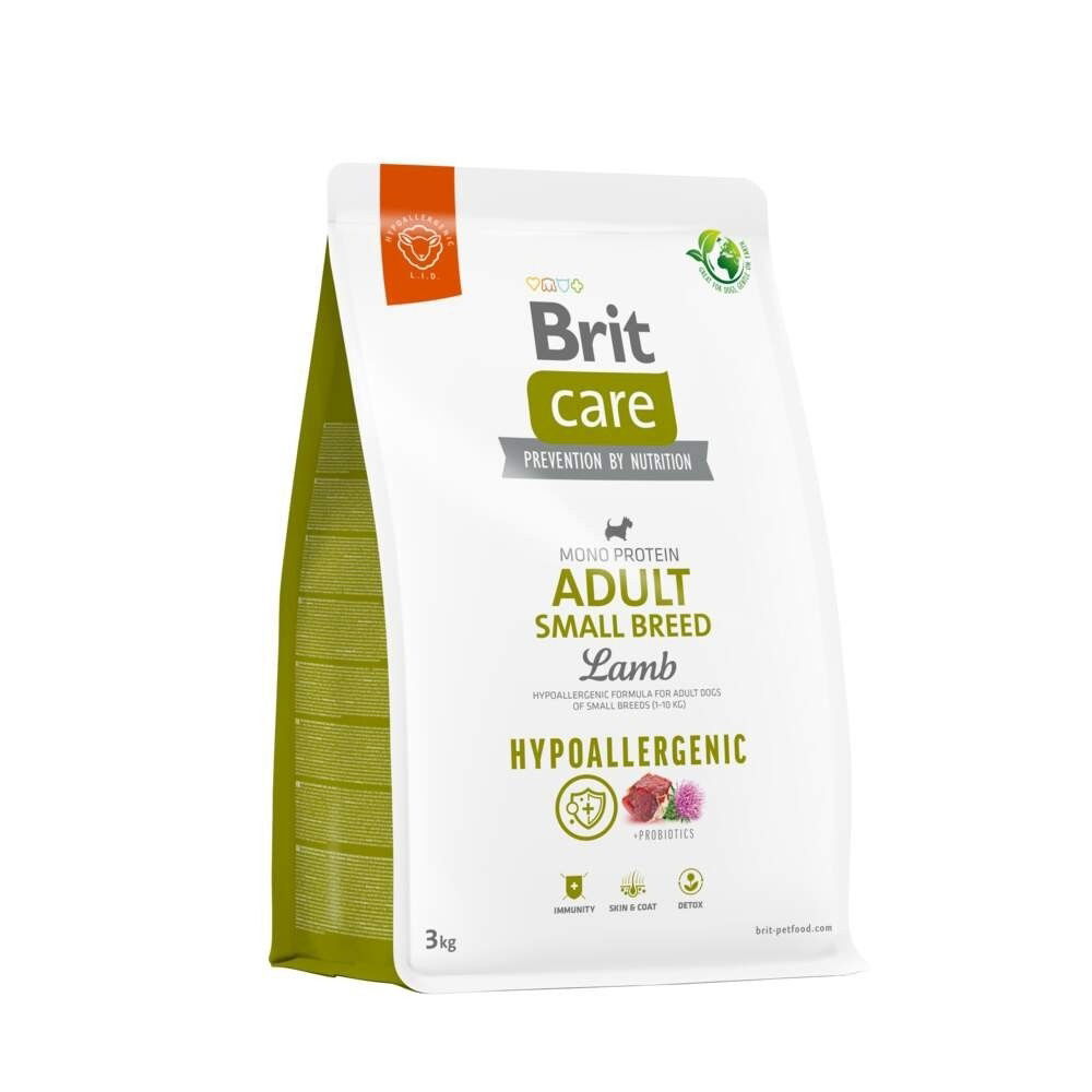 Brit Care Dog Hypoallergenic Adult Small Breed Torrfoder till Hund 3 kg, bild 2