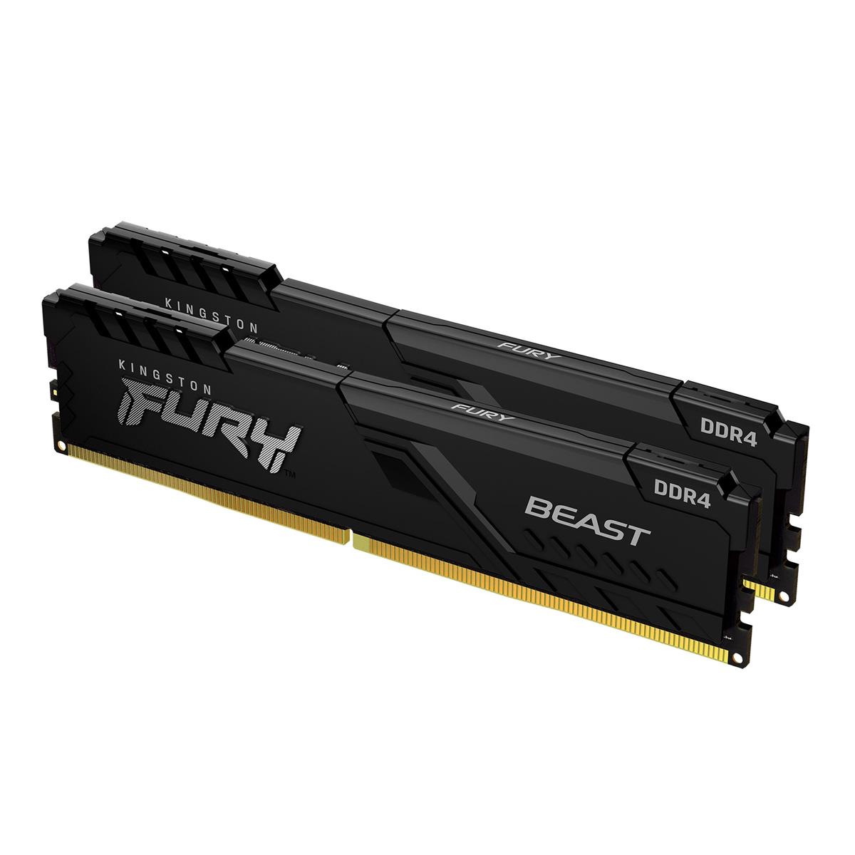Kingston FURY Beast 16GB DDR4 RAM 3200MT/s CL16 (svart)