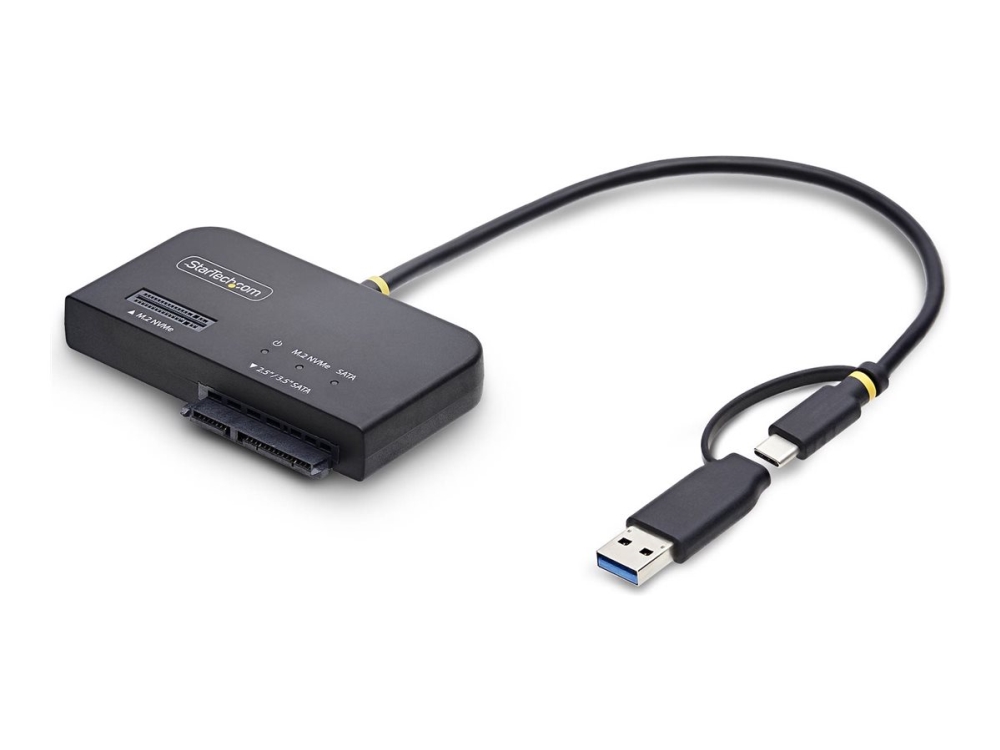 Startech - Gränssnittsadapter - 2.5, 3.5 - M.2 NVMe Card / PCIe 4.0 (NVMe) - USB 3.2 (Gen 2) - svart