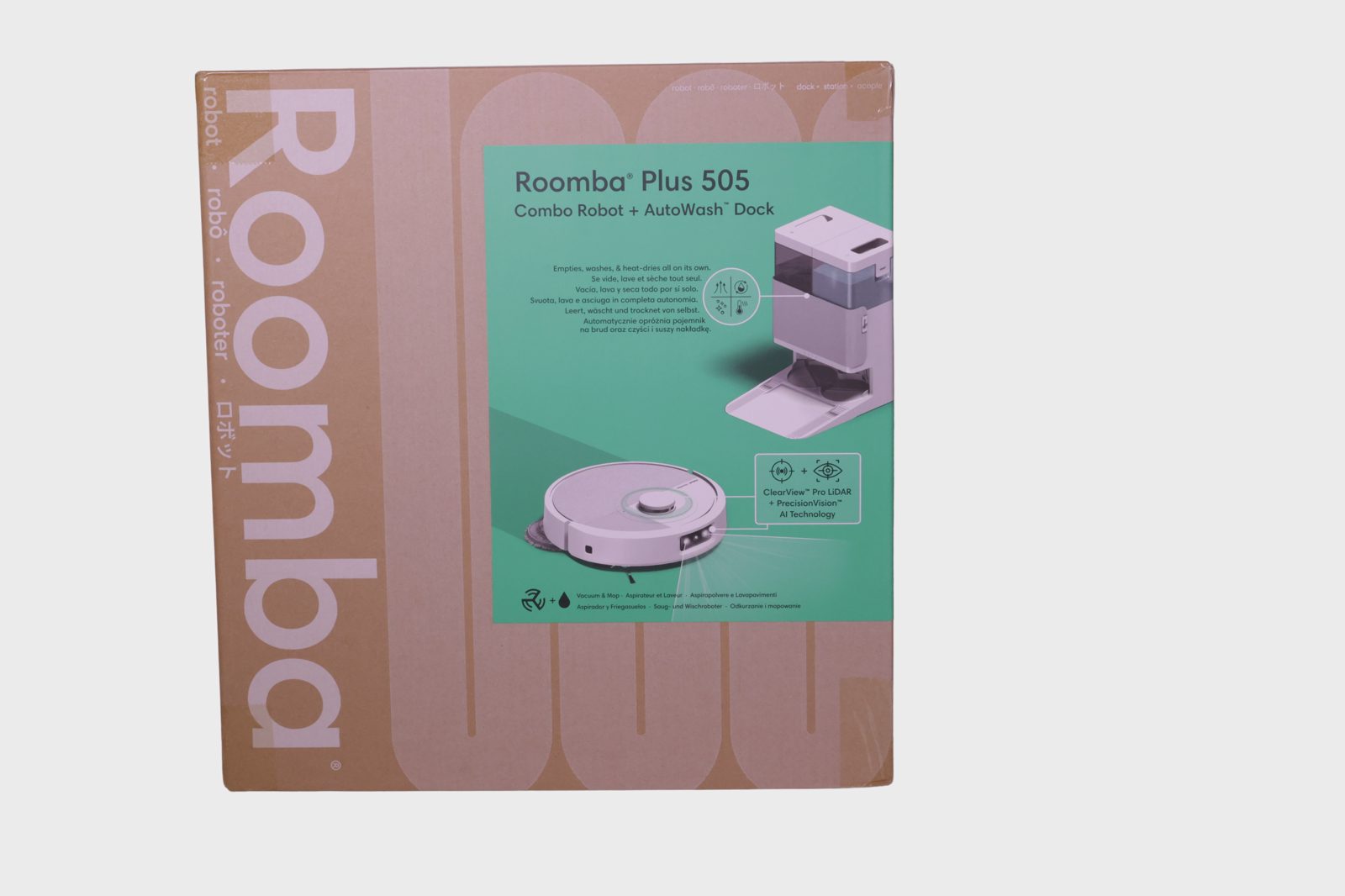 iRobot Roomba Combo 505 Plus robotdammsugare N185240 (vit)