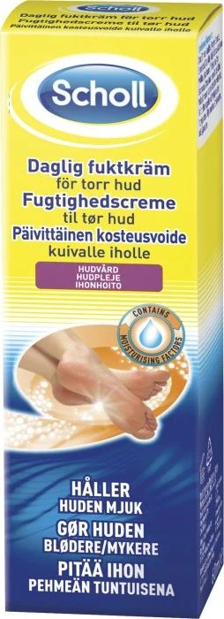 Scholl Daglig fuktkräm för torr hud 75 ml