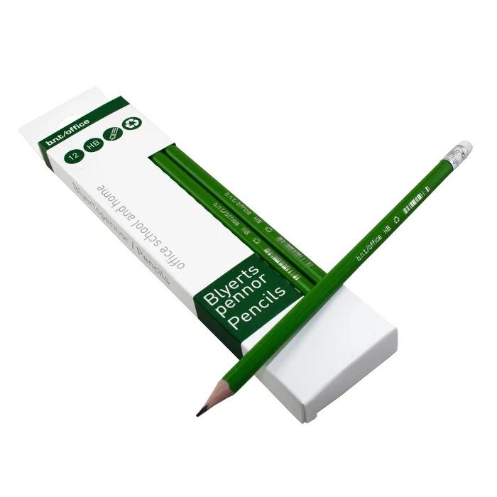 BNT Office Blyertspennor med radertopp 12-pack