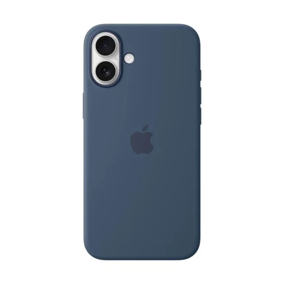 Apple iPhone 16 Plus silikonskal MagSafe, Denim, bild 3