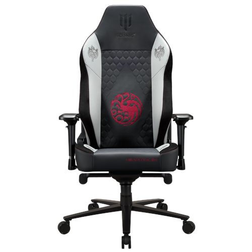 Apollon Collector / House Of The Dragon Black seat + grey/red