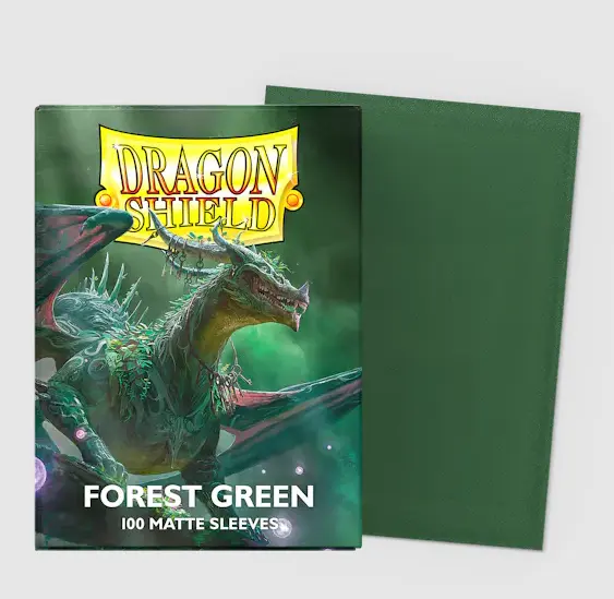Dragon Shield Matte Forest Green (100 ct)
