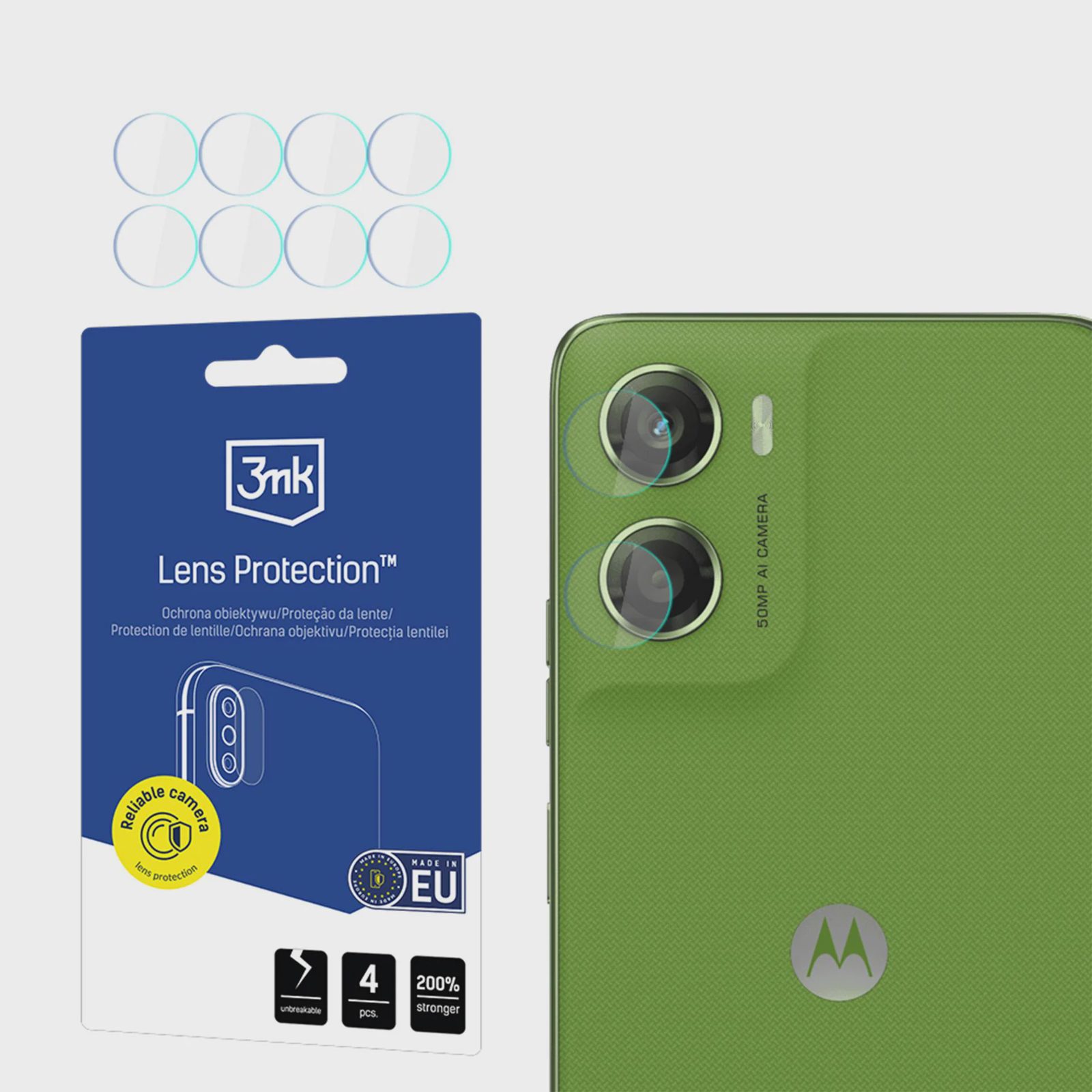 3mk Objektivskydd Kameraglas för Motorola Moto G06 / Moto G06 Power