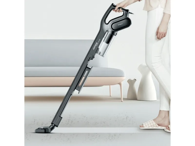 Deerma DX700s skaftdammsugare 600 W 0,8 l utan påse, grå
