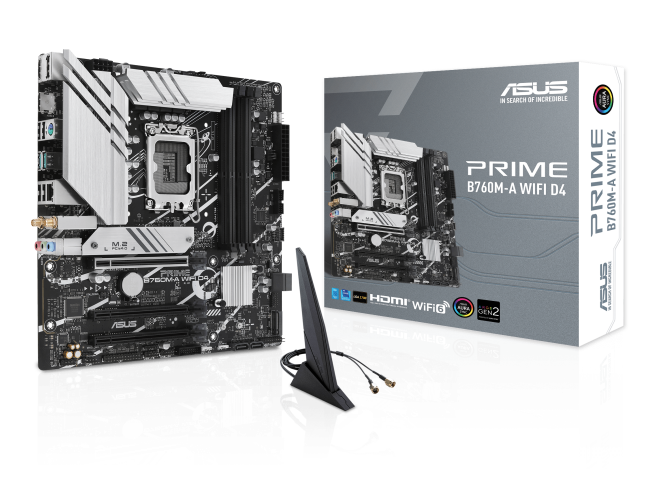 ASUS Prime B760M-A Wi-Fi mATX LGA1700, bild 4