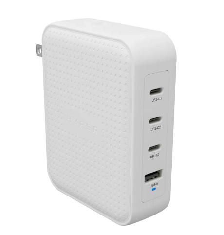 Hyper Hyperjuice 145W GaN Travel Charger med 3xUSB-C/1xUSB 3.0 - Vit, bild 3