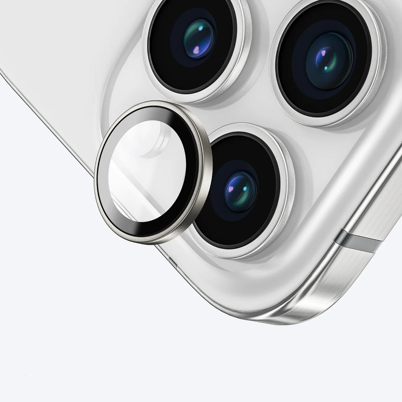 AmazingThing AR 3 linsglas Helt klart härdat glas för iPhone 16 Pro / 16 Pro Max - Transparent, bild 5