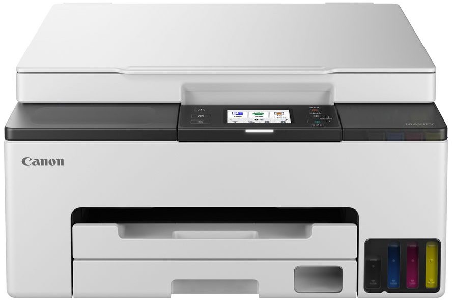 Canon MAXIFY GX1050, skrivare + scanner + kopiator, 15/10 ppm ISO, 1200x2400 dpi scanner, display, duplex, USB/LAN/WiFi, Airprint, bild 3