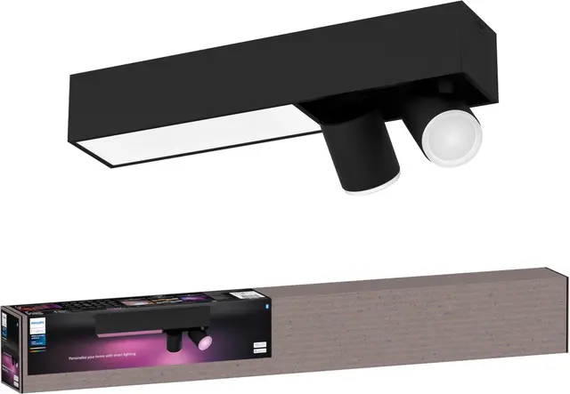 Philips Hue Centris Special Form V2 2-punktslampa 11W (svart)