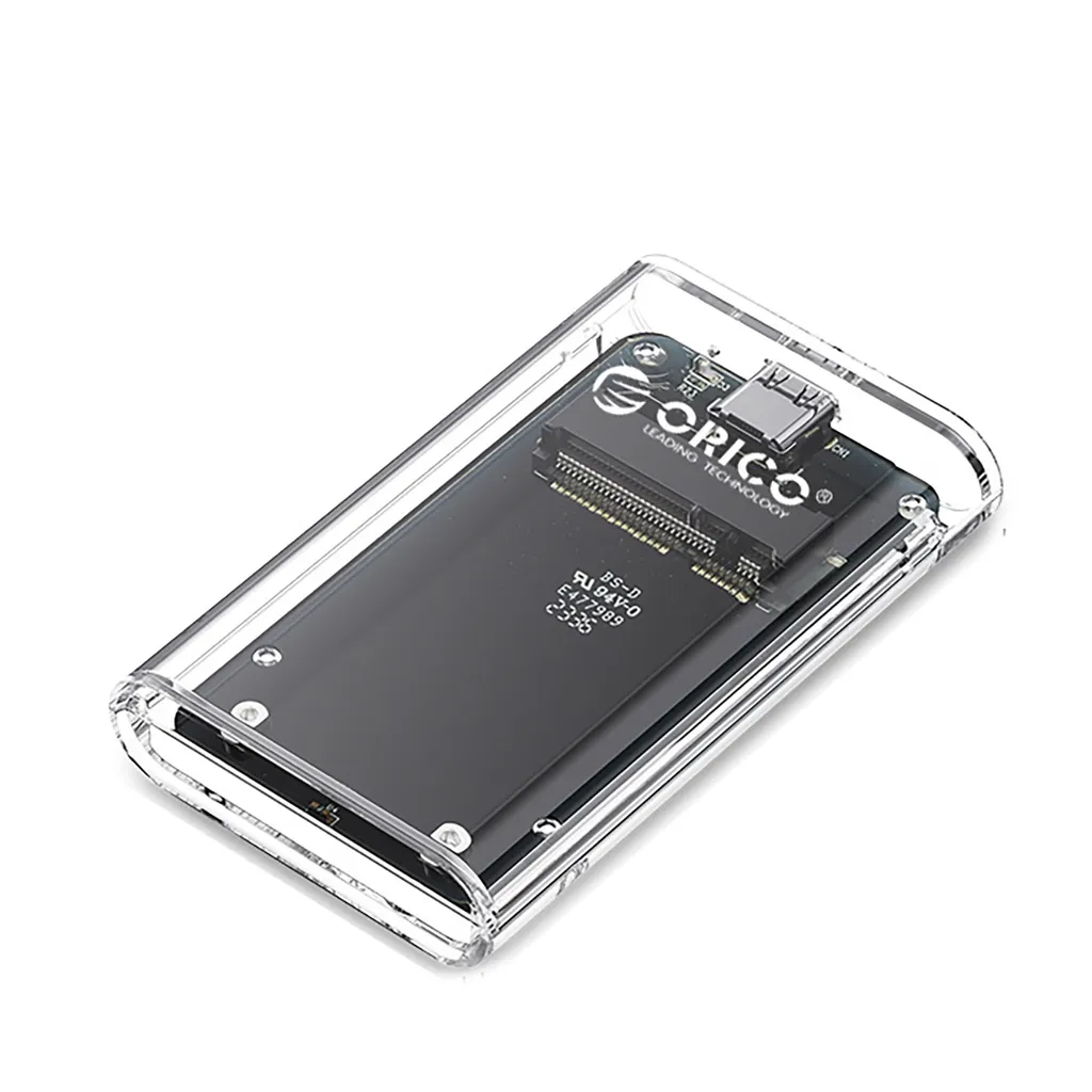 ORICO TC10-MS MSATA USB-C 3.2 5Gb/s Disk Cartridge - Transparent, bild 2