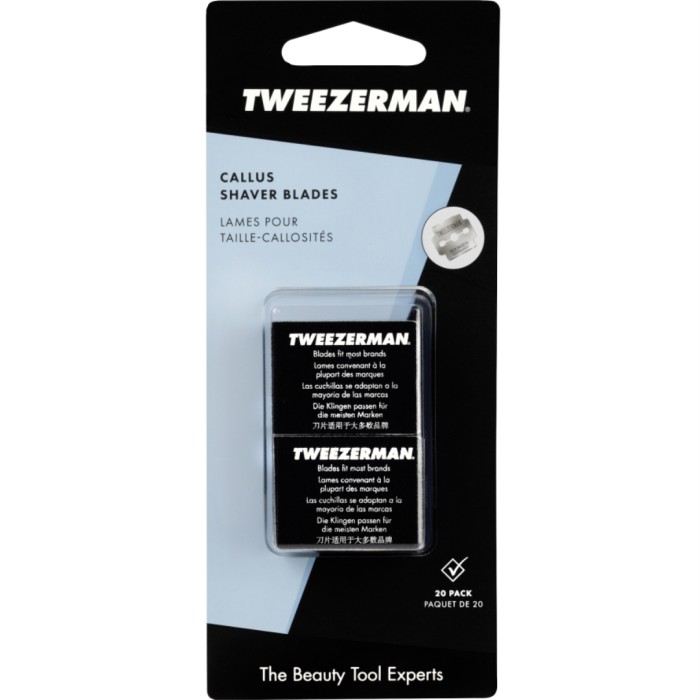 Tweezerman Callus Shaver Blades 20 Pcs