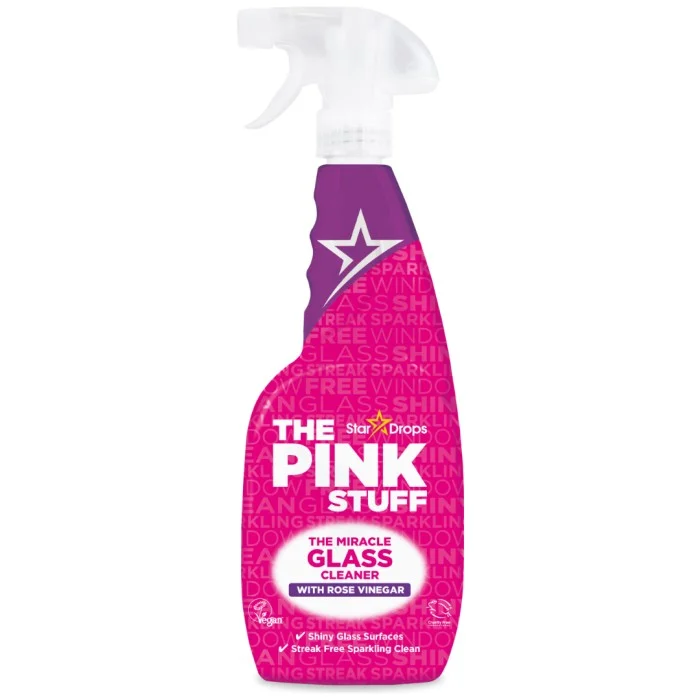 The Pink Stuff The Miracle Window & Glass Cleaner with Rose Vinegar 750 ml