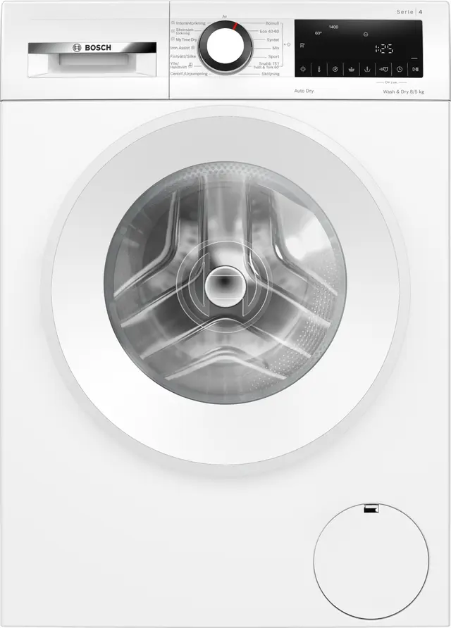 Bosch Serie 4 kombinerad tvättmaskin/torktumlare WNA13400SN (8/5kg)