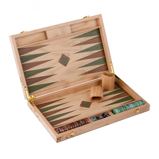 Engelhart Backgammon Medium Ligth Walnoot