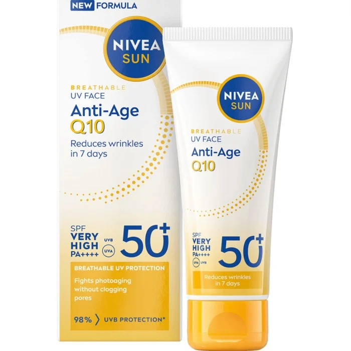 NIVEA UV Face Anti-Age Q10 Cream SPF 50+ 40 ml, bild 2