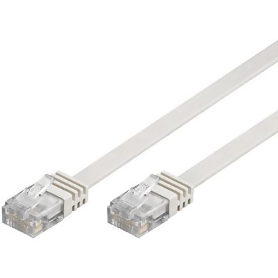 DELTACO TP-kabel Cat6 Tunn U/UTP Vit 3 m