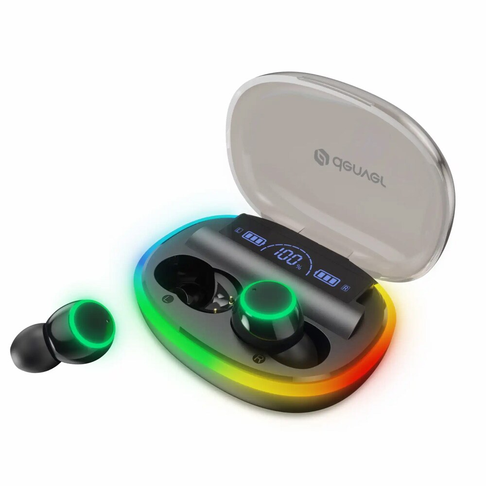 DENVER TWE-55B - True wireless-hörlurar med mikrofon - inuti örat - Bluetooth - svart, bild 2