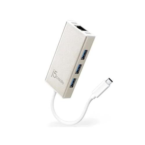 j5create USB-C Multi-Adapter Gigabit Ethernet, USB 3.1 HUB