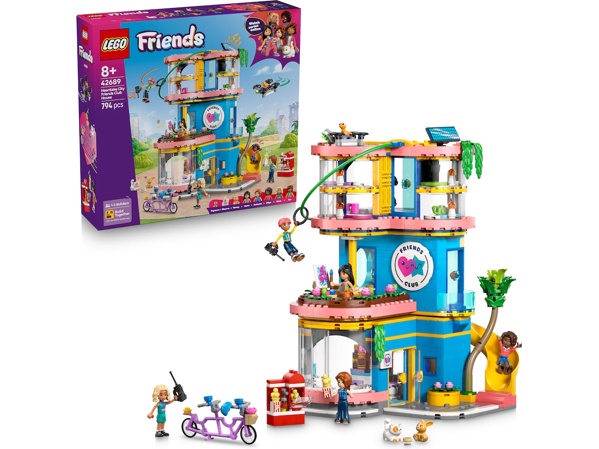 LEGO Friends Vännernas klubbhus i Heartlake City 42689, bild 5