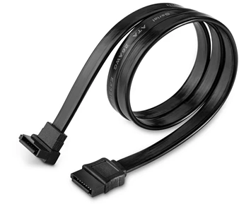 Andersson SATA-Kabel 0,5m Rak/Vinklad - Svart