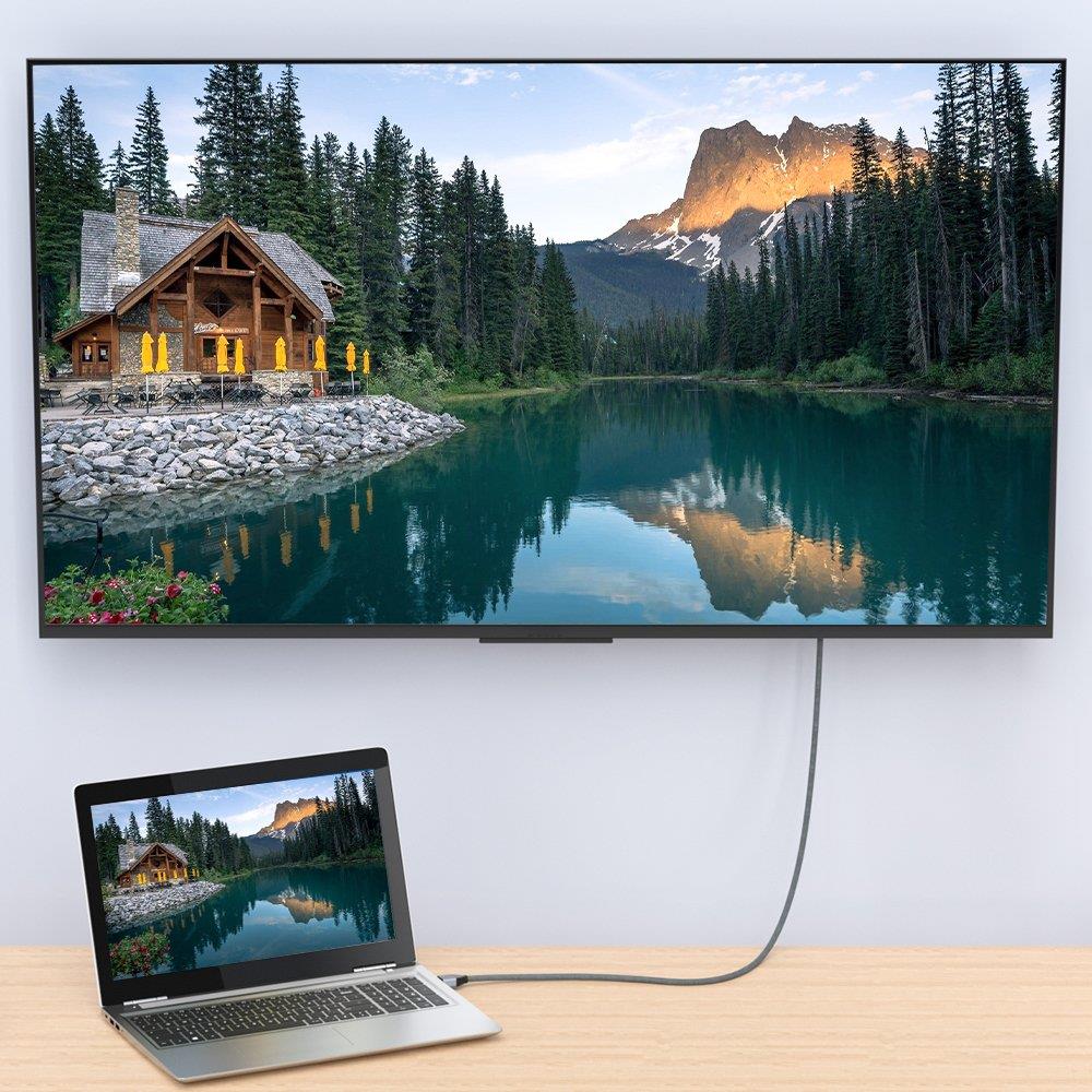 Wozinsky HDMI 2.1-kabel 8K 60 Hz 48 Gbps / 4K 120 Hz / 2K 144 Hz 5 m Silver (WHDMI-50), bild 3