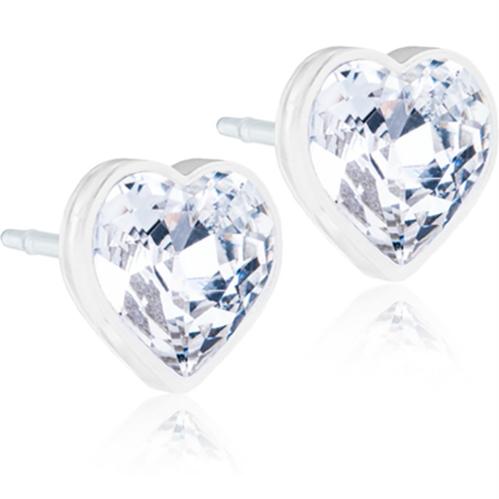 Blomdahl Medical Plastic Heart 6mm Crys