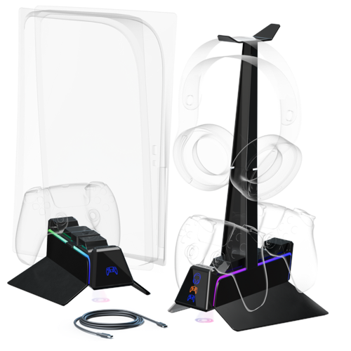 ONIVERSE PS5 FAST CHARGING STATION - BLACK