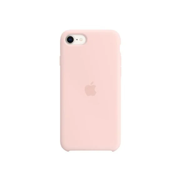 Apple iPhone SE 2022 silikonskal kritrosa, bild 3