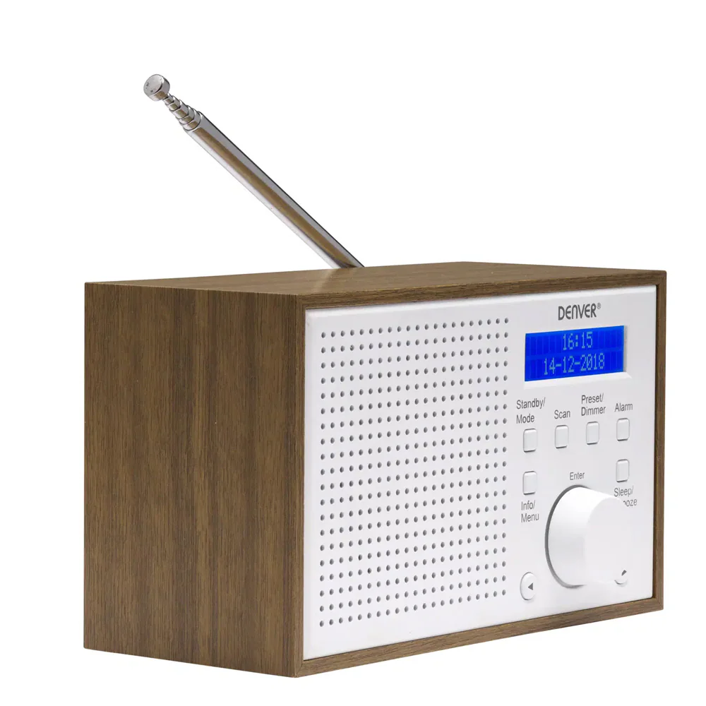 Denver DAB-46 DAB+ FM radio, vit, bild 3